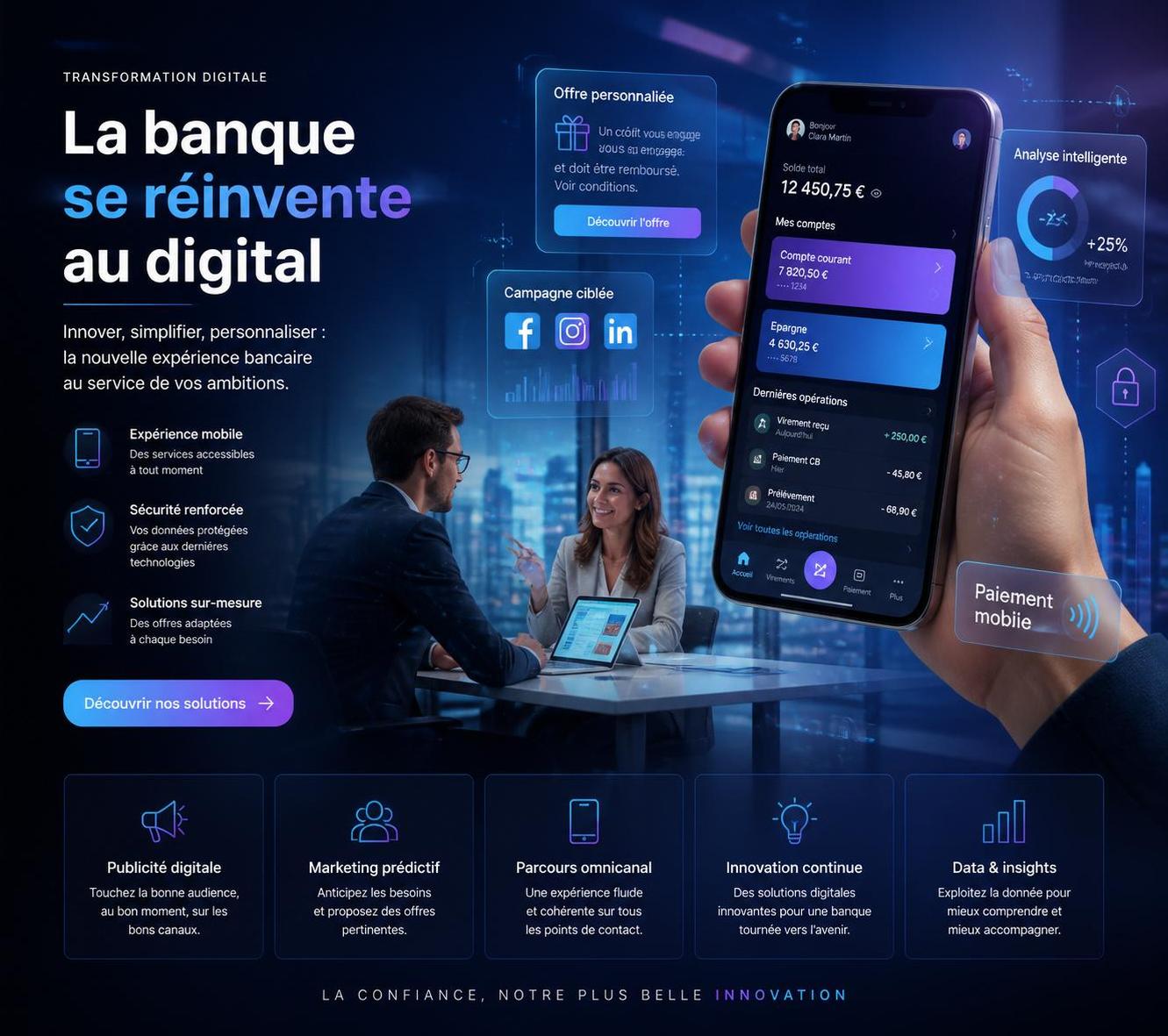 découvrez comment les stratégies marketing innovantes de bnp paribas transforment la banque en leader du secteur financier, à travers une analyse de leurs campagnes publicitaires.