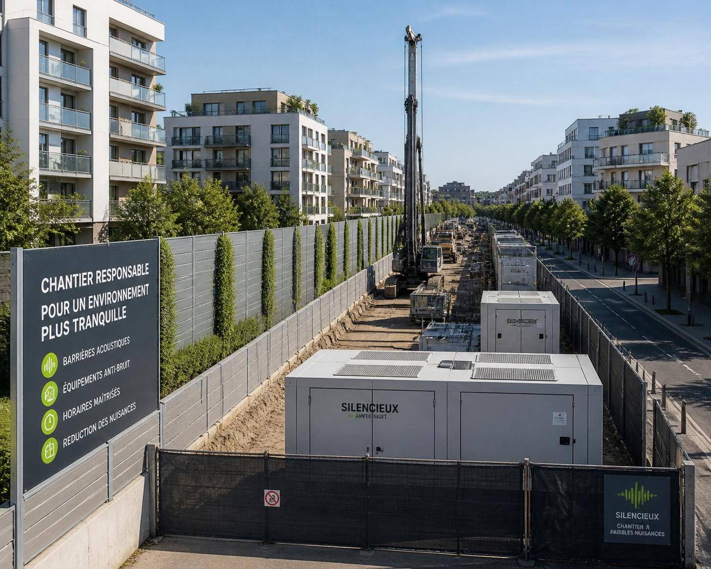 découvrez des solutions efficaces pour réduire les bruits de chantier et préserver la tranquillité en milieu urbain, alliant confort des habitants et progrès des travaux.