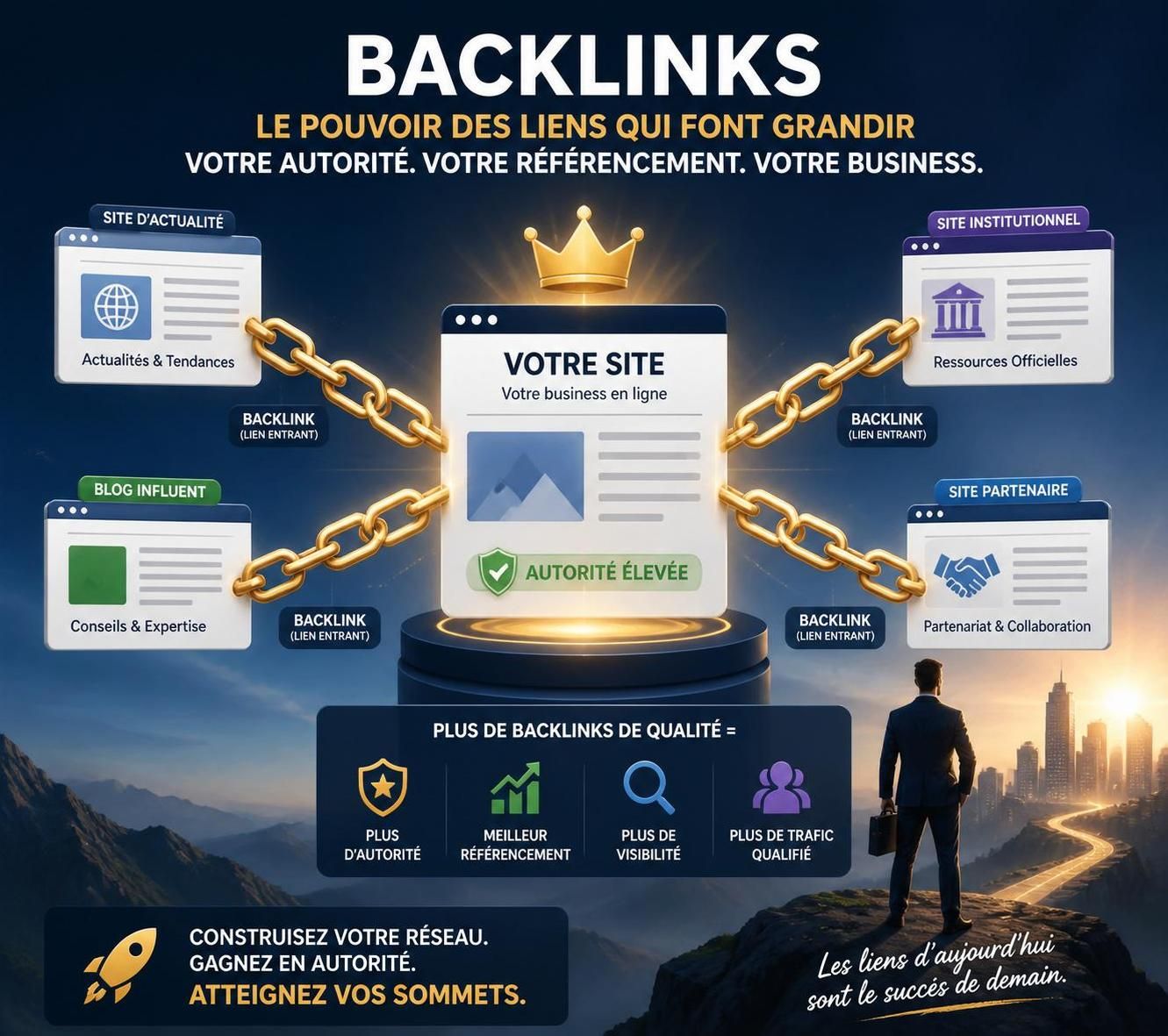 découvrez pourquoi 12backlinks est le levier seo incontournable pour les entrepreneurs ambitieux souhaitant booster leur visibilité en ligne et augmenter leur trafic qualifié.