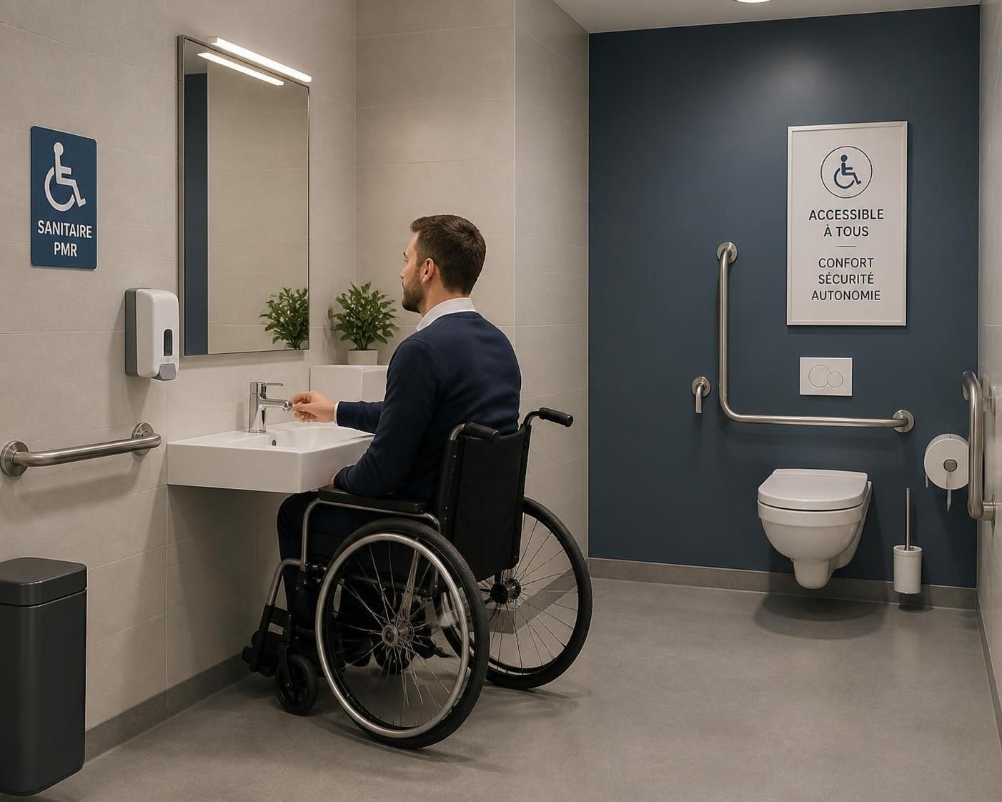 découvrez les obligations précises du code du travail concernant les sanitaires pmr en entreprise pour garantir l'accessibilité et le confort des personnes à mobilité réduite.