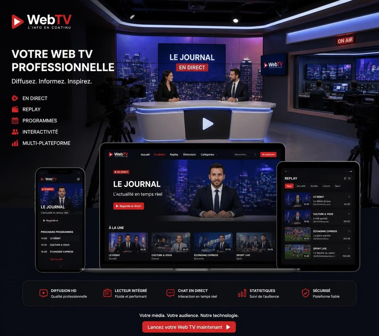 découvrez les étapes essentielles pour créer votre webtv et lancer avec succès votre propre chaîne en ligne, du concept à la diffusion.