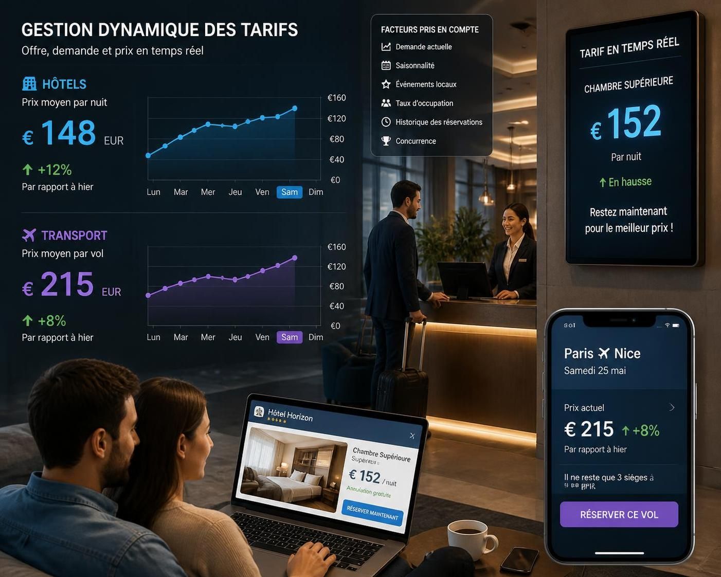 découvrez les stratégies de yield management pour maximiser les revenus dans l'hôtellerie et le secteur du transport grâce à une gestion optimale des tarifs et des capacités.